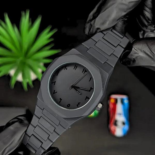 Black Arabic Aura Watch Luxury Premium Box