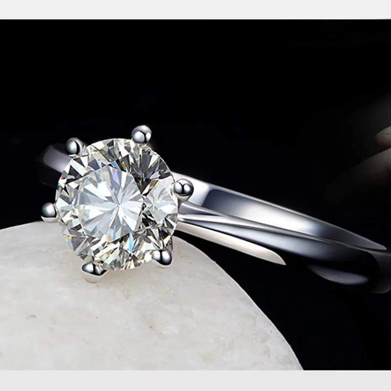 Modren Crystal charm ring unisex