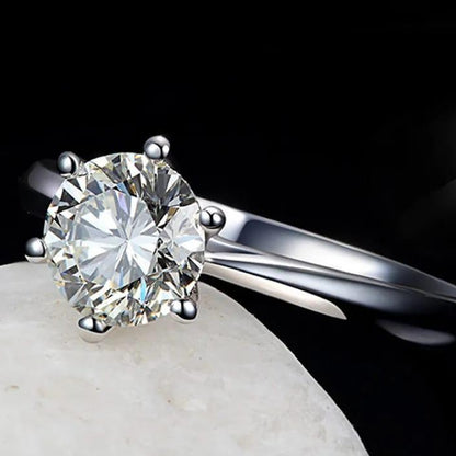Modren Crystal charm ring unisex