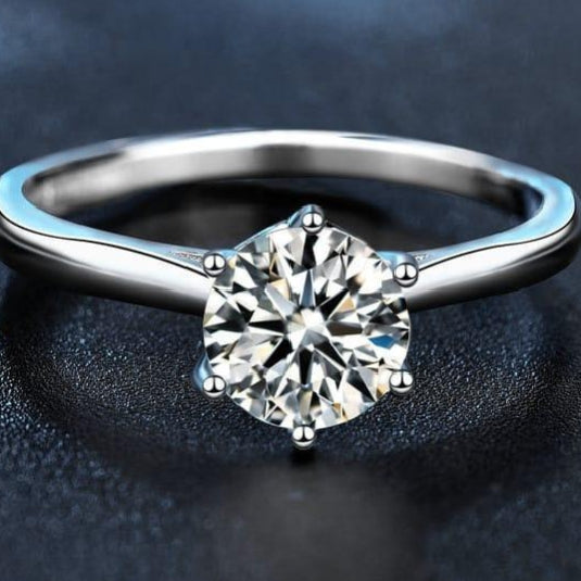 Modren Crystal charm ring unisex